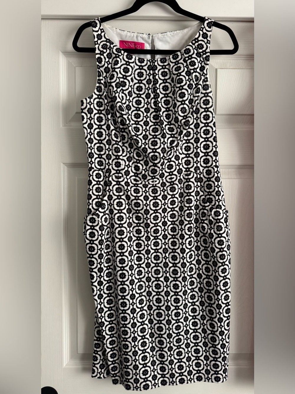 Nine & Co. Black and White Floral-Pattern